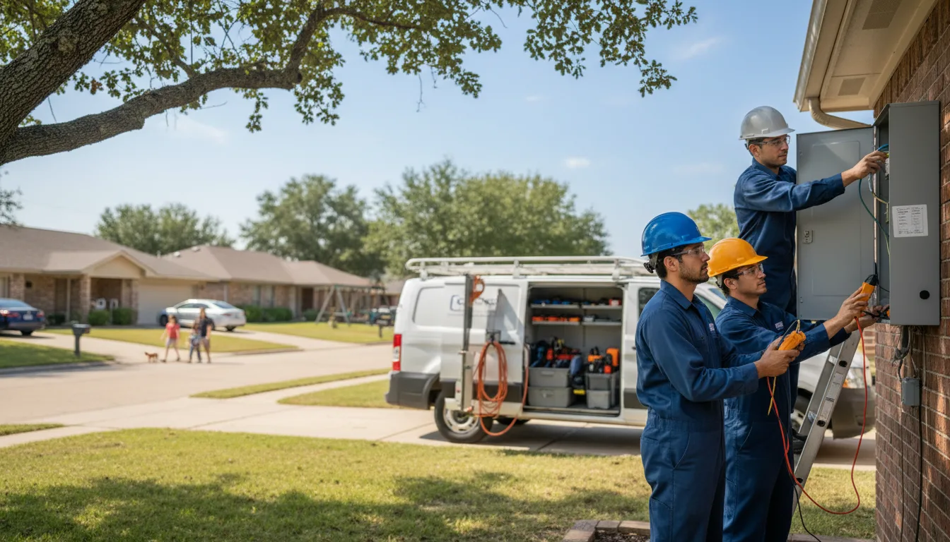Certified electrician providing emergency electrical services in Dell City, TX